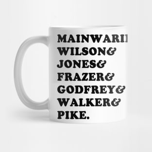 Dad's Army Mainwaring Pike Jones Frazer Godfrey Mug